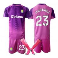 Aston Villa Emiliano Martinez #23 Goalkeeper Replica Third Minikit 2025-26 Short Sleeve (+ pants)
